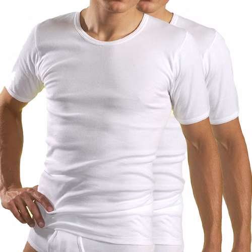 Herren kurzarm Shirt Rundhals weiß Herren kurzarm Shirt Rundhals weiß