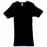 HERMKO 3842 Herren kurzarm Shirt Doppelripp, Rundhals Bio-Baumwolle