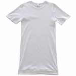 HERMKO 384710 Extralanges Herren kurzarm Shirt mir Rundhals und Weichbund als Abschluss, 100% Bio-Baumwolle
