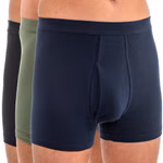 HERMKO 3940 3er Pack Herren Pagen mit Eingriff mit Weichbund aus 100% Bio-Baumwolle