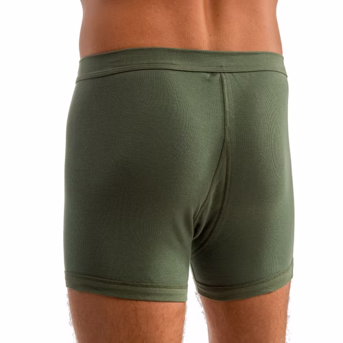 3940-olive2.jpg HERMKO 3940 3er Pack Herren Pagen mit Eingriff mit Weichbund aus 100% Bio-Baumwolle