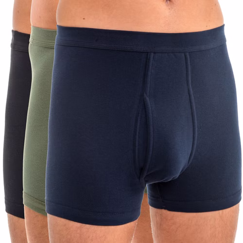 3940-smo.jpg HERMKO 3940 3er Pack Herren Pagen mit Eingriff mit Weichbund aus 100% Bio-Baumwolle