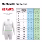 Maßtabelle für Herren Maßtabelle für Herren