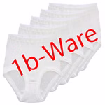 extrahoher Damen Slip aus Doppelripp Bio-Baumwolle extrahoher Damen Slip aus Doppelripp Bio-Baumwolle