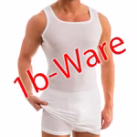 Herren Unterhemden extralang 1b-Ware weiß Herren Unterhemden extralang 1b-Ware weiß