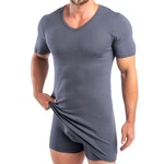 HERMKO 44164887 3er Pack Herren Kurzarm Shirts extralang (+10cm) 1b-Ware mit kleinen Fehlern