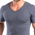 HERMKO 44164887 3er Pack Herren Kurzarm Shirts extralang (+10cm) 1b-Ware mit kleinen Fehlern