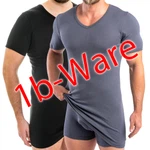HERMKO 44164887 3er Pack Herren Kurzarm Shirts extralang (+10cm) 1b-Ware mit kleinen Fehlern