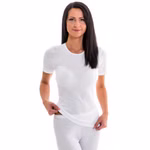 Damen Shirt Basic weiß
