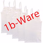 HERMKO 442560 5er Pack Mädchen Trägerhemd 1b-Ware Gr. 116