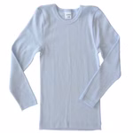 HERMKO 442830 5er Pack Kinder langarm Shirt für Mädchen und Knaben mit kleinen Fehlern aus Bio-Baumwolle