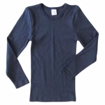 HERMKO 442830 5er Pack Kinder langarm Shirt für Mädchen und Knaben mit kleinen Fehlern aus Bio-Baumwolle