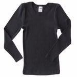 HERMKO 442830 5er Pack Kinder langarm Shirt für Mädchen und Knaben mit kleinen Fehlern aus Bio-Baumwolle