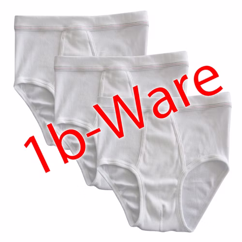 3er Pack Herren Slip Doppelripp 1b aus Bio-Baumwolle 3er Pack Herren Slip Doppelripp 1b aus Bio-Baumwolle