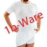 HERMKO 443847 5er Pack Herren Shirts extralang mit kleinen Fehlern aus 100% Bio-Baumwolle
