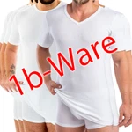 HERMKO 443847 5er Pack Herren Shirts extralang mit kleinen Fehlern aus 100% Bio-Baumwolle