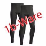 1B-Ware 2er Pack Herren lange Unterhose mit Eingriff aus Merinowolle/Tencel schwarz 1B-Ware 2er Pack Herren lange Unterhose mit Eingriff aus Merinowolle/Tencel schwarz