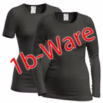 HERMKO 4440800 2er Pack Damen Shirt mit Arm und Rundhals aus Merinowolle/Tencel
