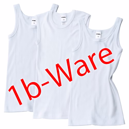 4462800-weiss.jpg HERMKO 4462800 3er Pack Kinder Funktionswäsche 1b-Ware
