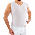 HERMKO 4463057 3er Pack Herren Funktions-Muskelshirt extralang 1b