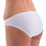 Damen Slip Basic weiß hinten Damen Slip Basic weiß hinten