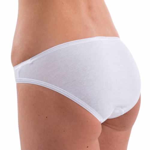 Damen Slip Basic weiß hinten Damen Slip Basic weiß hinten