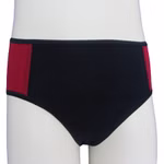 Mädchen Slip zweifarbig marine / rot