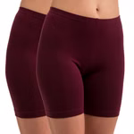 Damen Longpant Unterwäsche bordeaux