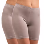 Damen Longpant Unterwäsche grau