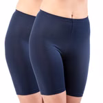 Damen Longpant Unterwäsche marine