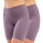 Damen Longpant Unterwäsche pflaume