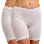 Damen Longpant Unterwäsche weiß