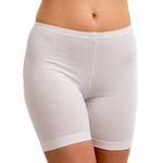 Damen Longpant Unterwäsche weiß