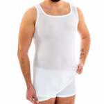 Herren Tank Top extralang weiß Herren Tank Top extralang weiß