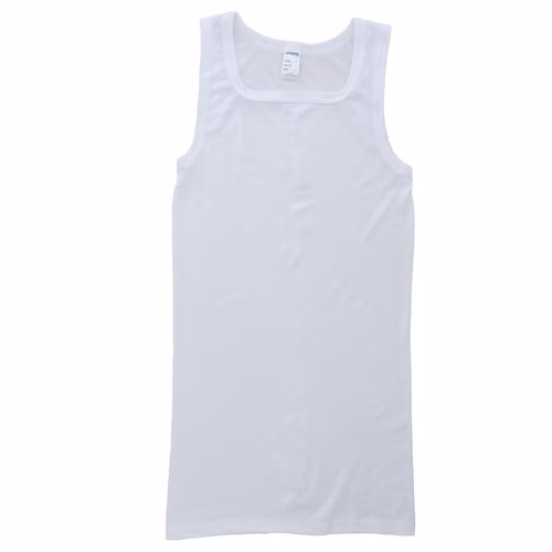 Herren Tank Top extralang weiß Herren Tank Top extralang weiß