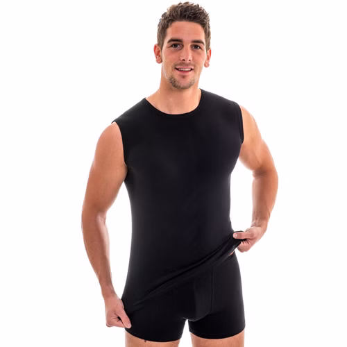 Herren Funktions Tank Top Unterhemd schwarz Herren Funktions Tank Top Unterhemd schwarz