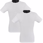 Funktionsunterwäsche Shirt mit 1/4 Arm Rundhals weiß 2er Pack Funktionsunterwäsche Shirt mit 1/4 Arm Rundhals weiß 2er Pack