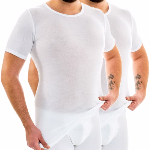 Herren Business Funktionsunterhemd weiß 2er Pack Herren Business Funktionsunterhemd weiß 2er Pack