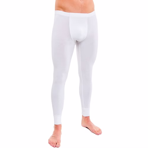 68545-weiss1.jpg HERMKO 68545 Herren Funktionswäsche lange Unterhosen ohne Eingriff