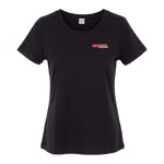 Damen T-Shirt in schwarz mit HERMKO Logo Damen T-Shirt in schwarz mit HERMKO Logo