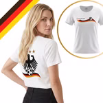 Damen Fussball T-Shirt weiss Damen Fussball T-Shirt weiss