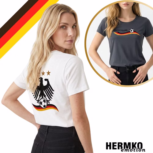 Damen Fussball T-Shirt Kombi Damen Fussball T-Shirt Kombi
