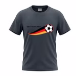 Kinder Fussball T-Shirt graphit Mädchen und Jungen Kinder Fussball T-Shirt graphit Mädchen und Jungen
