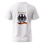 Herren Fussball T-Shirt weiss Rückseite Herren Fussball T-Shirt weiss Rückseite