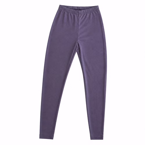 Damen weiche Leggins mit leichter Funktion + Glanz pflaume Damen weiche Leggins mit leichter Funktion + Glanz pflaume