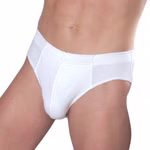 Herren Slip mit Dehnbund weiß