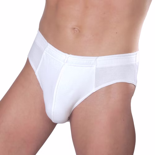 Herren Slip mit Dehnbund weiß Herren Slip mit Dehnbund weiß