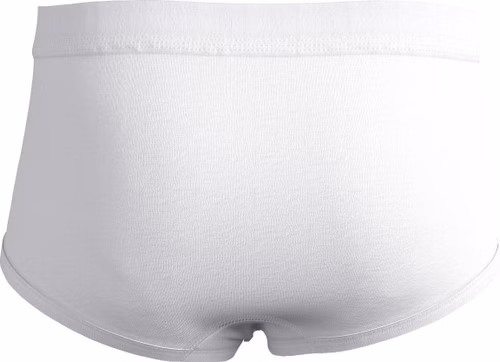 Herren Inkontinenz Slip weiß 3D hinten Herren Inkontinenz Slip weiß 3D hinten