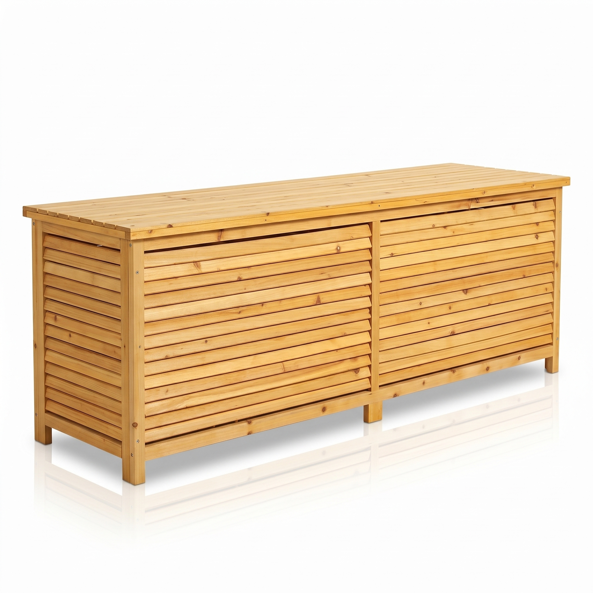 Auflagenbox Gartenbox Gartentruhe Kissenbox Holztruhe Bank XXL Holz Truhe