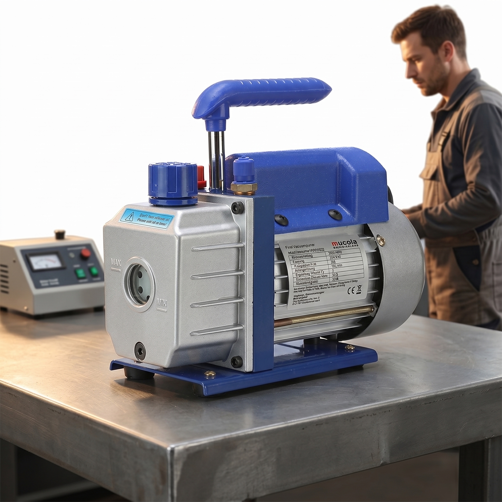 VEVOR 3CFM 85 L/Min Vakuum Pumpe Klimaanlagen Entgasung HVAC Unterdruckpumpe R12 R22 3cfm1 4hpzkbzjoc1v2 VEVOR 3CFM 85 L/Min Vakuum Pumpe Klimaanlagen Entgasung HVAC Unterdruckpumpe R12 R22 3cfm1 4hpzkbzjoc1v2